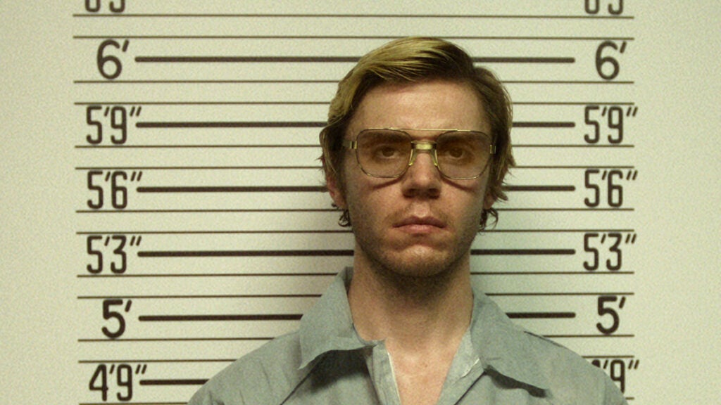 Evan Peters in "Dahmer—Monster: The Jeffrey Dahmer Story" (Netflix)