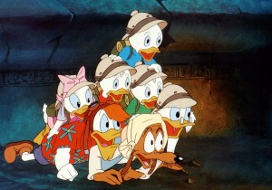 DUCKTALES: THE MOVIE-TREASURE OF THE LOST LAMP, Huey Duck, Dewey Duck, Webby Duck, Louie Duck, Scrooge McDuck, 1990. ©Buena Vista Pictures/courtesy Everett Collection