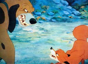 THE FOX AND THE HOUND, from left: Copper, Tod, 1981, © Walt Disney/courtesy Everett Collection