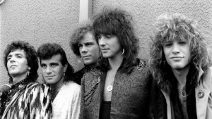 Bon Jovi backstage at the Monsters of Rock Festival
